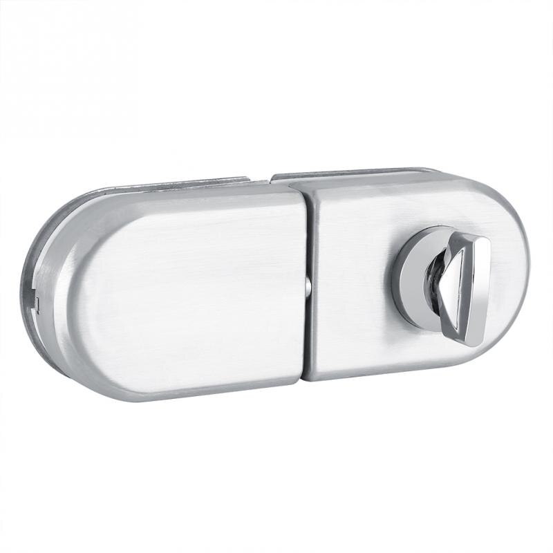 Glass Door Lock Stainless Steel Glass Door Latch 10~12mm Glass Door Lock Home Hotel Bathroom For Frameless Glass Door