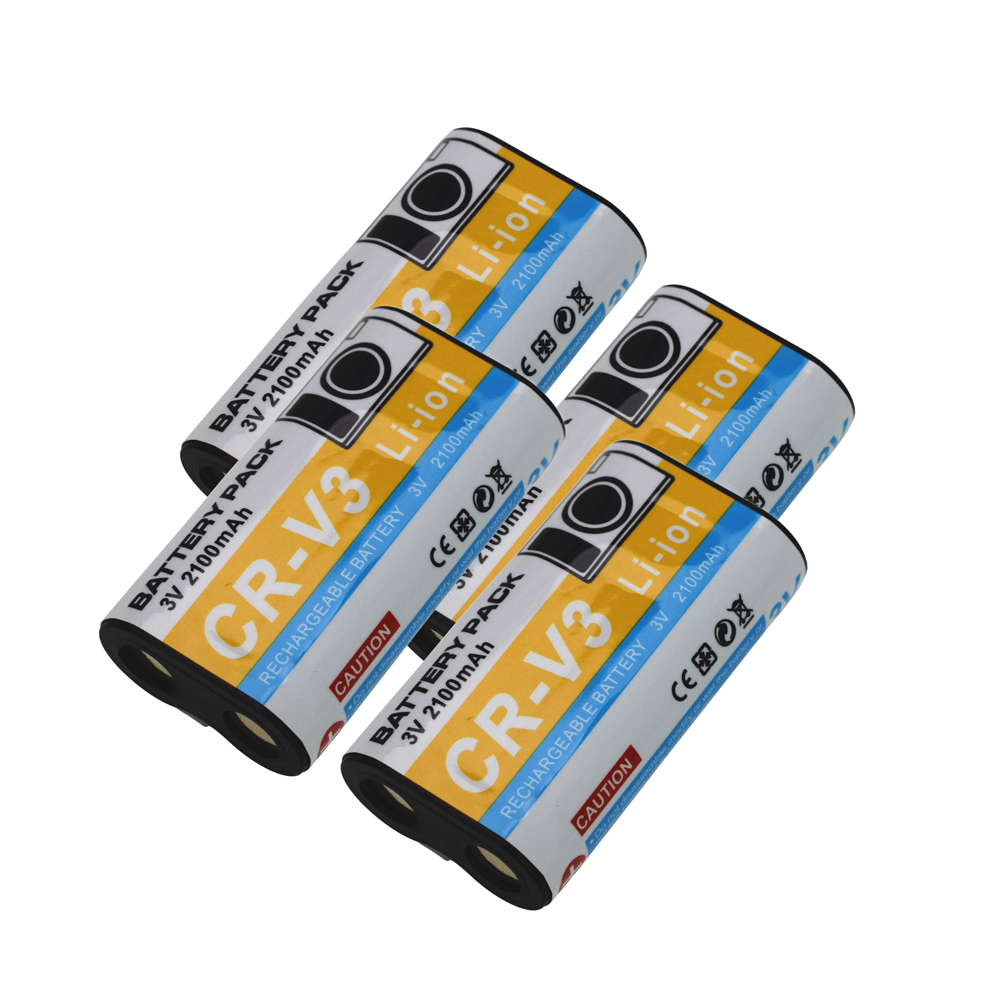 Batterie CR-V3 CR V3 CRV3 + chargeur LCD pour Kodak Z710, Z740, Z885, Z1275, CR-V3P, CRV3L: green