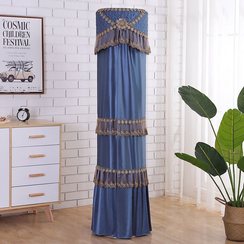 Vertical Cylindrical All-inclusive Air Conditioner Cover Cabinet Cover Greemei Oaks Living Room Round Dust Cover Does Not Take: B / 40x175cm