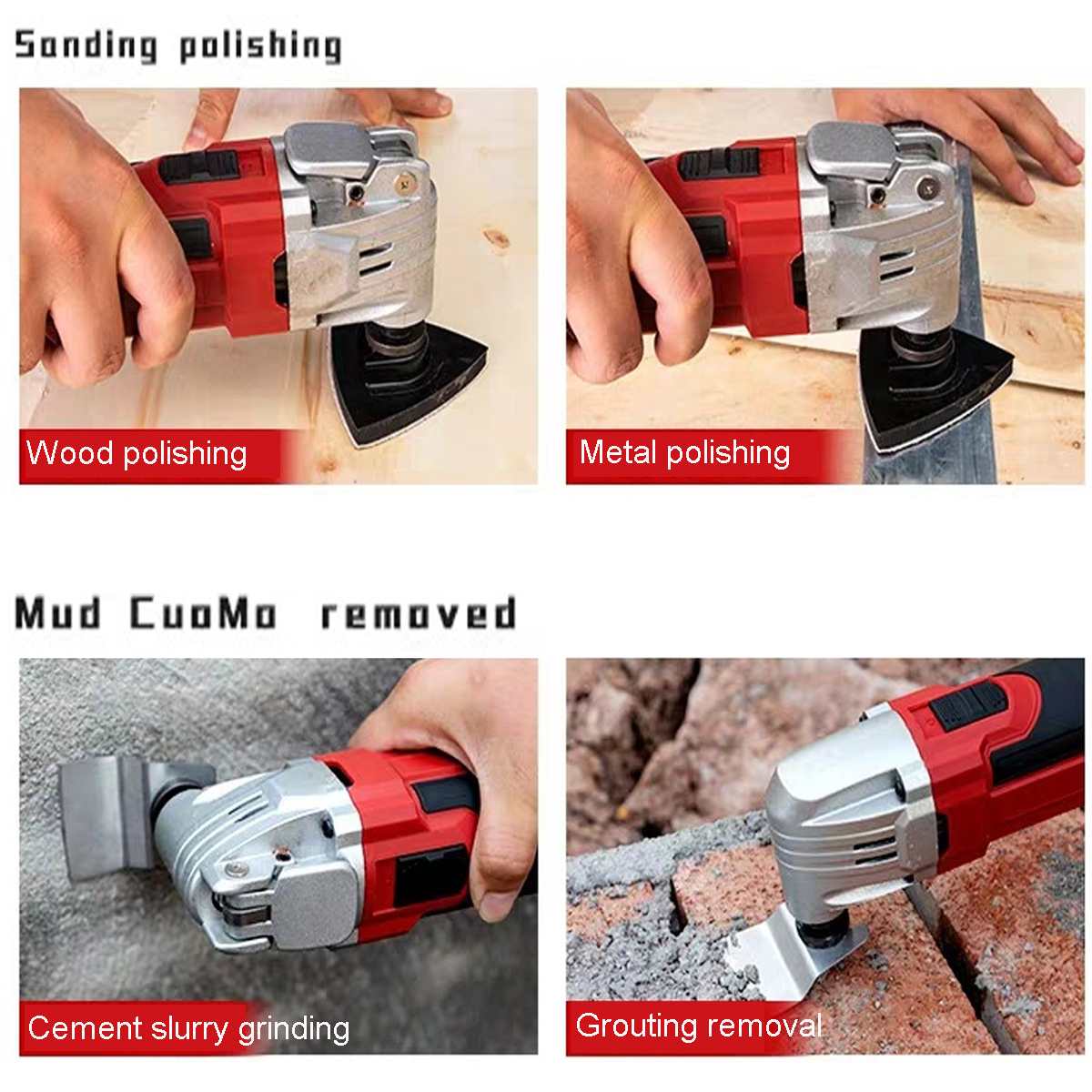 Multi-Tools Multifunction Tool Oscillating Variable Speed Renovator Electric Home Decoration Trimmer 720W Electric Saw