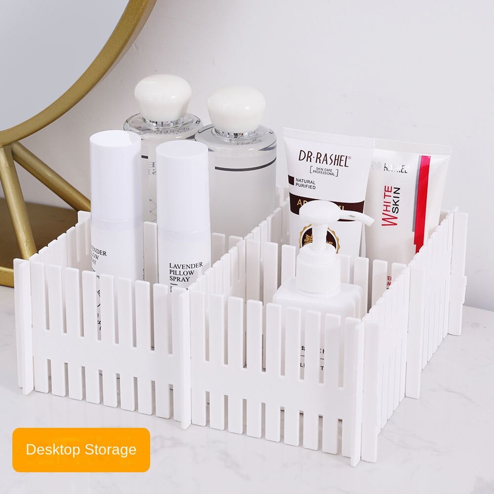 Drawer storage partition partition free combination classification sorting lattice drawer partition baffle organizer