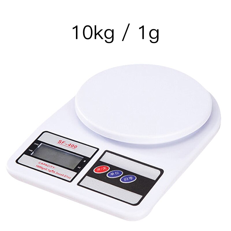 5 kg/10 kg 1g de cocina Digital duradera a escala de alimentos herramientas de medición para hornear precisión de la escala de cocina pantalla de alta definición: 10kg 1g
