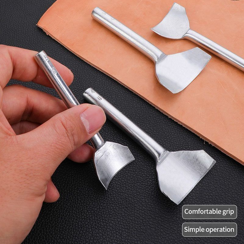 Half Round Cutter Punch Leather Craft Tools Leather Handmade Craft Tools Arc-shaped Punch for Belt Strap DIY Leather Tool