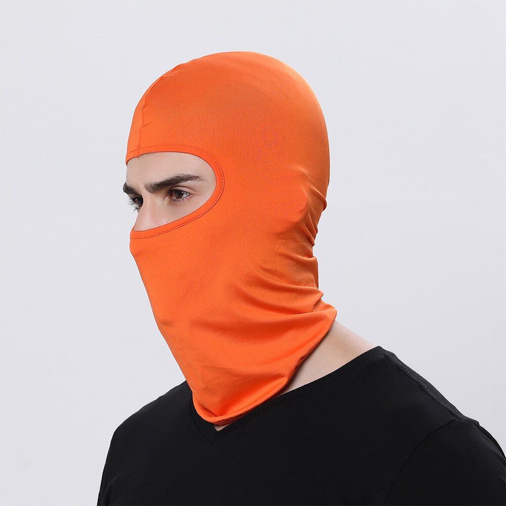 Czapka kolarska maska motocyklowa kominiarka rowerowa kominiarka przeciwsłoneczna kominiarka kominiarka kominiarka męska akcesoria rowerowe: Orange