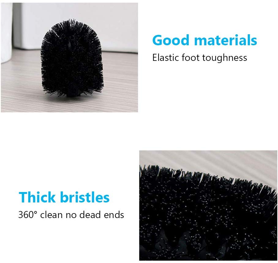 Universal Toilet Bowl Brush Head, Replacement Toilet Bowl Cleaner Brush Spiral, Sturdy Stiff Brush Deep Cleaning, WC Clean Tool