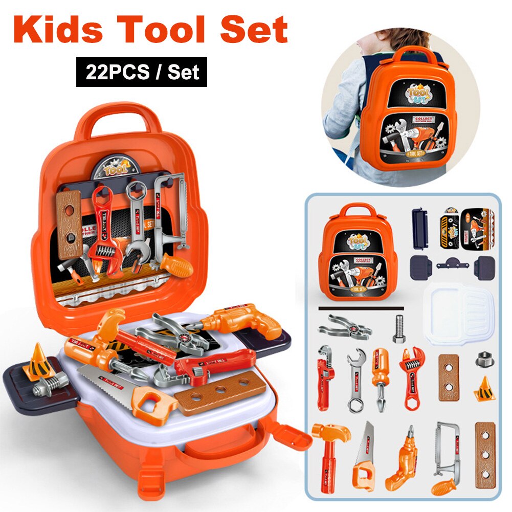 22pcs Role Play Games Backpack Educational Toy Car... – Grandado
