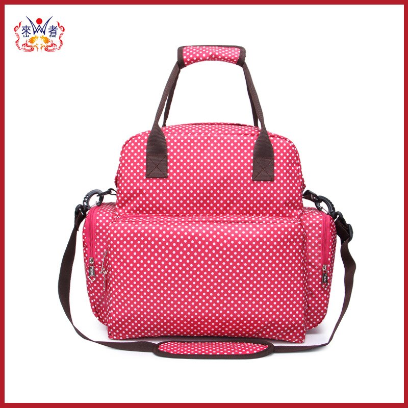 Multi-Functionele Mummie Zak Ce En Cpc Dubbele Certificering Mother 'S Tas Arrivals Baby Rugzak: Red Polka Dot