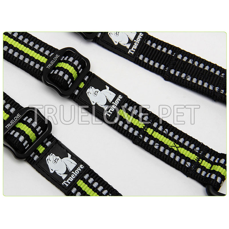 Truelove Reflecterende Verstelbare Dubbele Hondenriem Voor Twee Honden Wirwar Gratis Dubbele Hond Coupler Voor Wandelen En Training Twee Honden