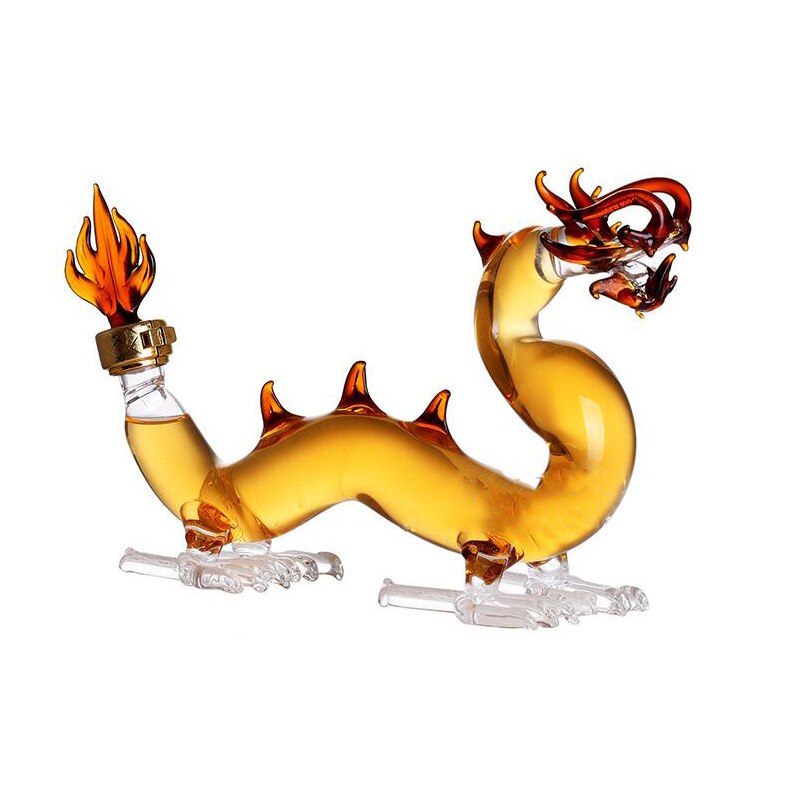 Carafe à whisky en verre sans plomb, bouteille de vin en forme de zodiaque chinois, 150ML, pour hommes