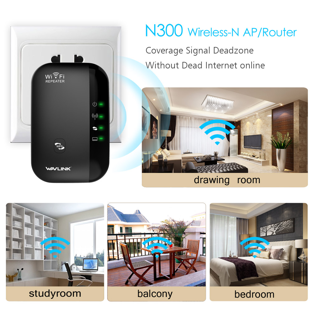 Wavlink N300 Wifi Repeater/Router/Acess point AP 300Mbps wifi signal amplifier wireless Signal Booster Extender 802.11n/b/g WPS
