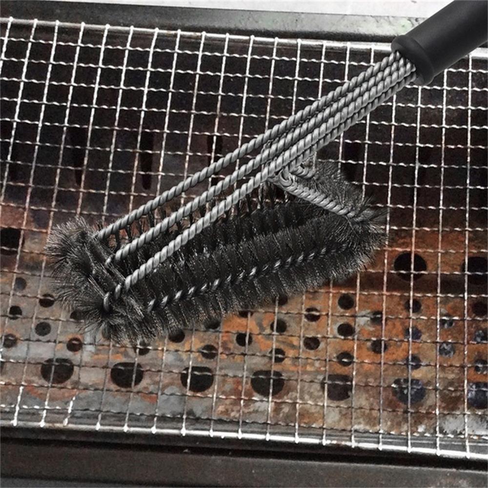 201 rustfri ståltråd grill rengøringsbørste bbq børste bbq grillbørste værktøj køkkenovn bordservice praktisk økonomisk