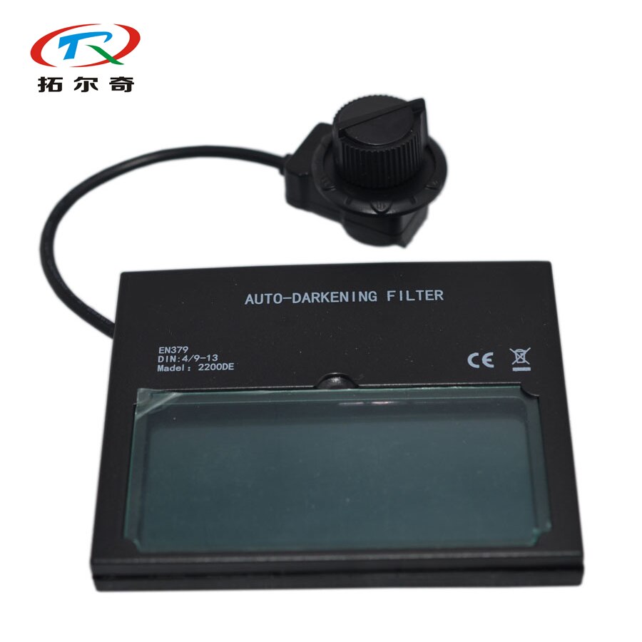 Auto Darkening custom welding helmet black blue Solar Power and inner battery grinding welding mask electronic mig HD39(2200DE)