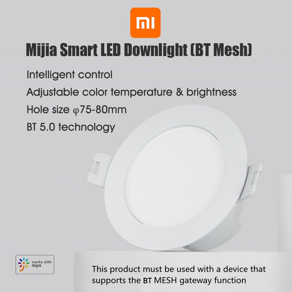 Xiaomi Mijia Smart Downlight BT Mesh For Mijia App... – Grandado