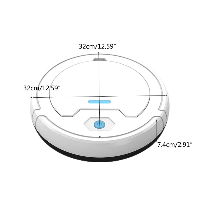 Robot Stofzuiger Smart Veegmachine 1800 Pa Sterke Zuigkracht Automatische Reiniging Oplaadbare Anti-Crash Vegen Robot