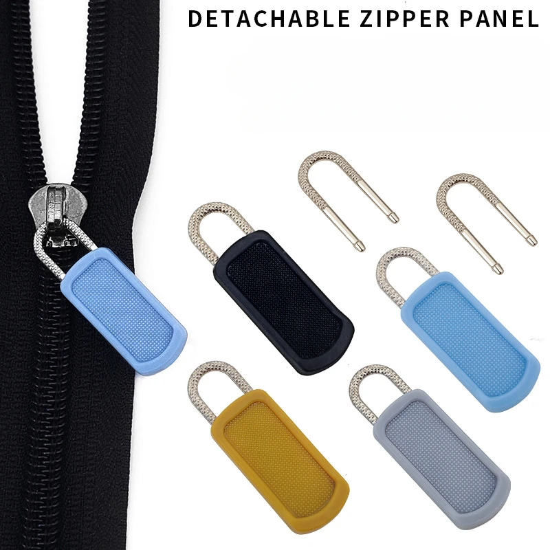 5/10/20pcs Universal Zipper Pull Replacement Kit Removable Detachable Zipper Puller for Luggage Purse Bags Clothes Zipper Slider