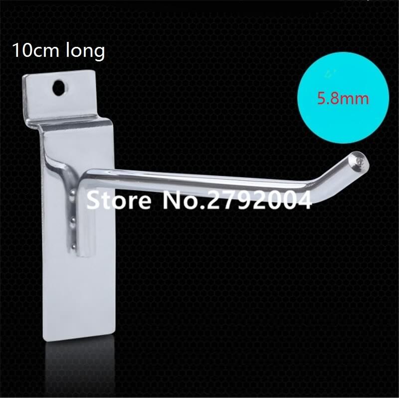 (100 pcs/pack ) 10cm Length 6mm Diameter security display hook for retail store and supermarket,security peghook,display hook
