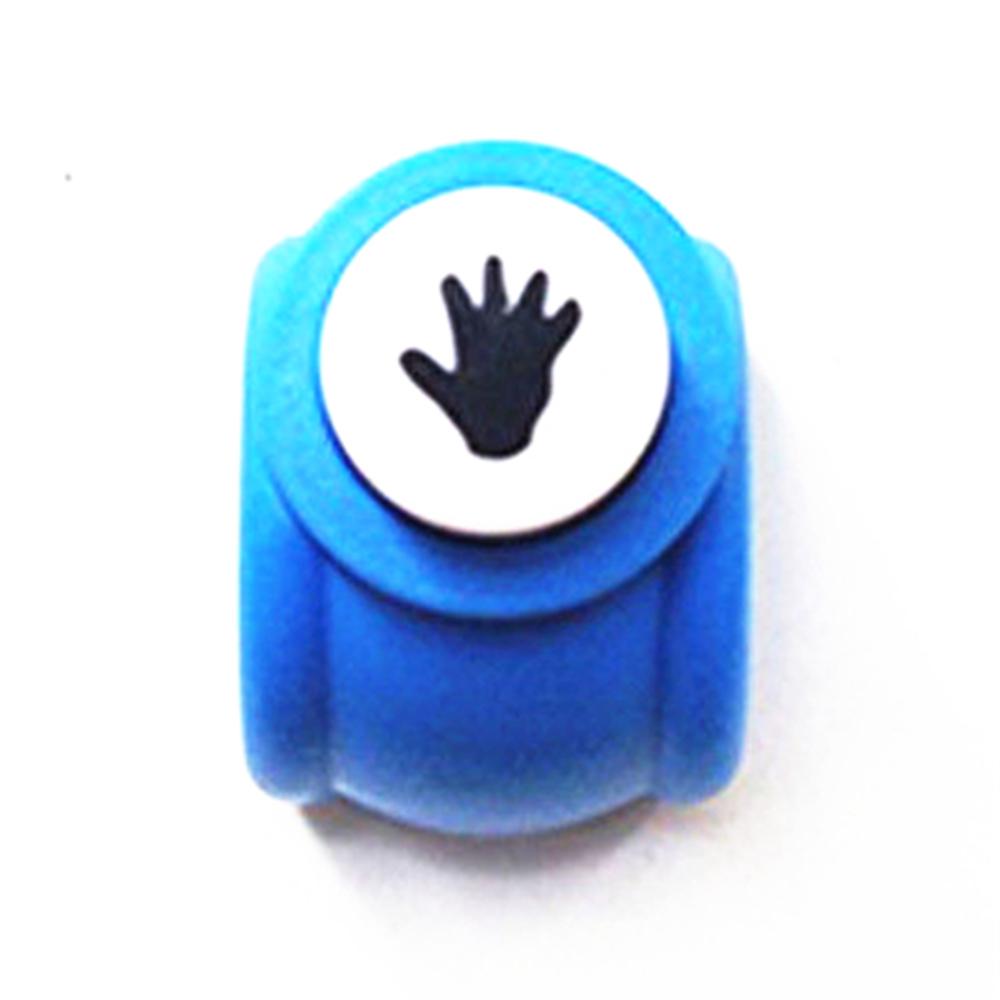 1PCS Kids Toy Stamp Child Mini Printing Paper Hand Shaper Stamp Mold Scrapbook Tags Cards Craft DIY Punch Cutter Tool: palm