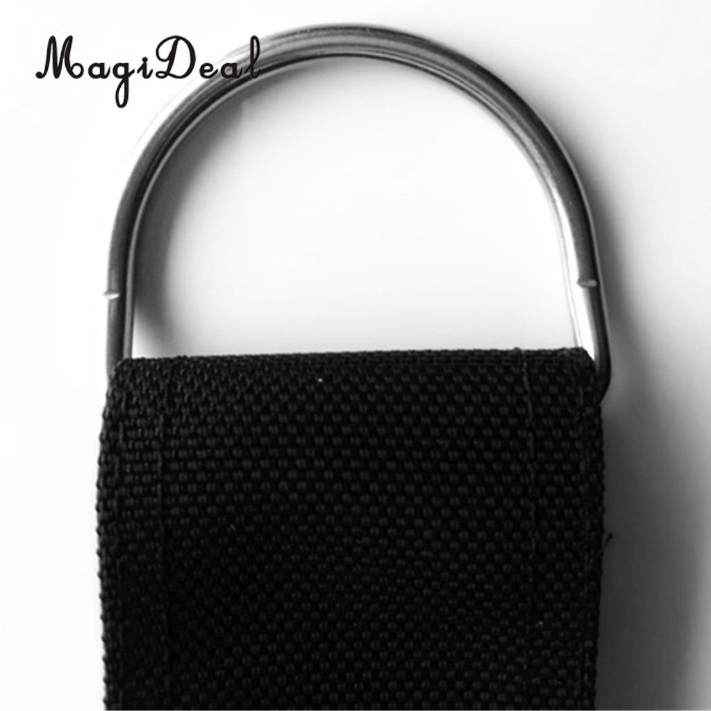 MagiDeal nurkowanie akcesoria robić użytku morskiego 316 nurkować zgięty D pierścień ze stali nierdzewnej