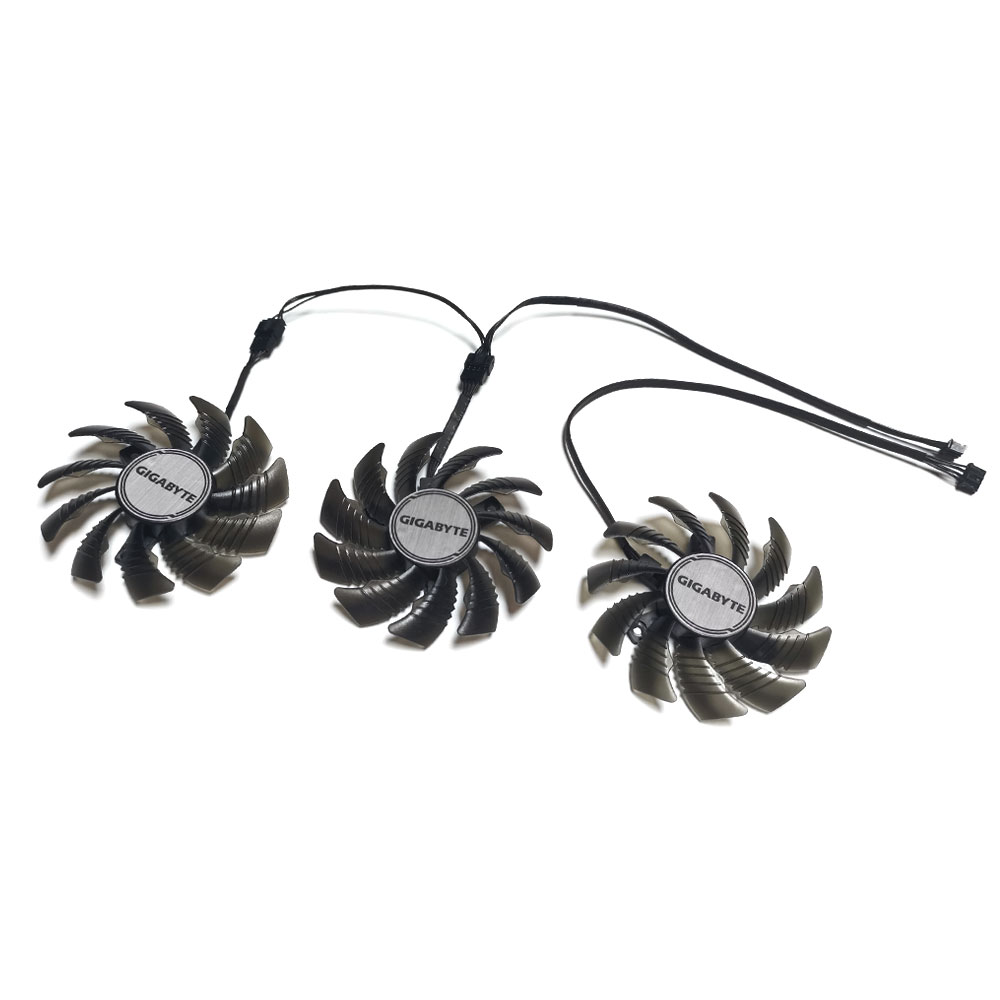 PLD08010S12HH 78MM 4PIN Graphics card cooling fan，For Gigabyte RTX 3050、3060、3060TI GAMING OC