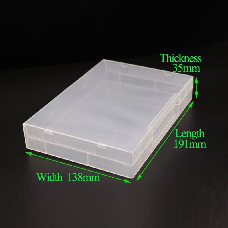 Rectangle Plastic Storage Box Bag Magnet Sheet Organizer for Storing Cutting Dies Clear Stamps DIY Making Template Set