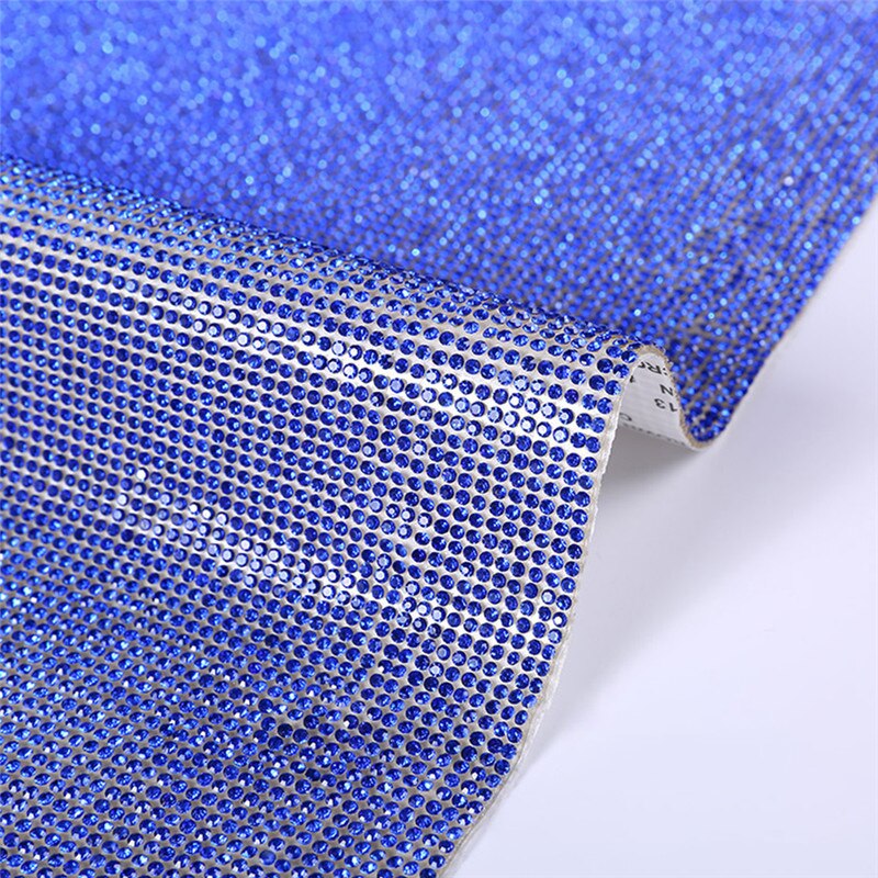Strass brillants en cristal, 40x24cm, autocollant de décoration de voiture à faire soi-même: Bleu