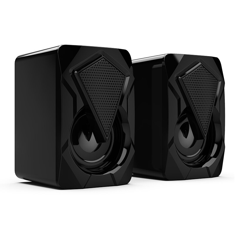 Usb Bedrade Computer Speakers Deep Bass Stereo Sound Box Speaker Voor Pc Laptop Krachtige Subwoofer Kleurrijke Led Light Laptop Ons🥇: Default Title