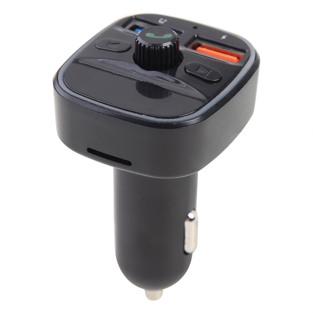 Bluetooth 5.0 FM Transmitter A23 Car Blue Light Handsfree MP3 Player USB Charger Outdoor Personal Car Part Decoration