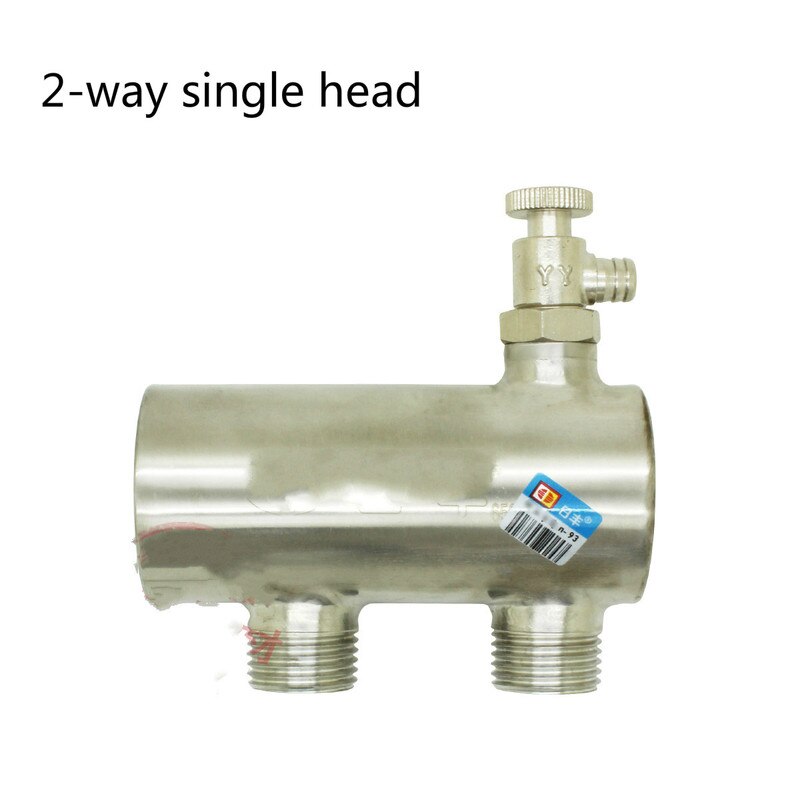Single Head Stainless Steel Manifold Floor Heating Manifold Floor Heating Manifold Water Manifold 2-way/4-way/6-way/7-way/8-way
