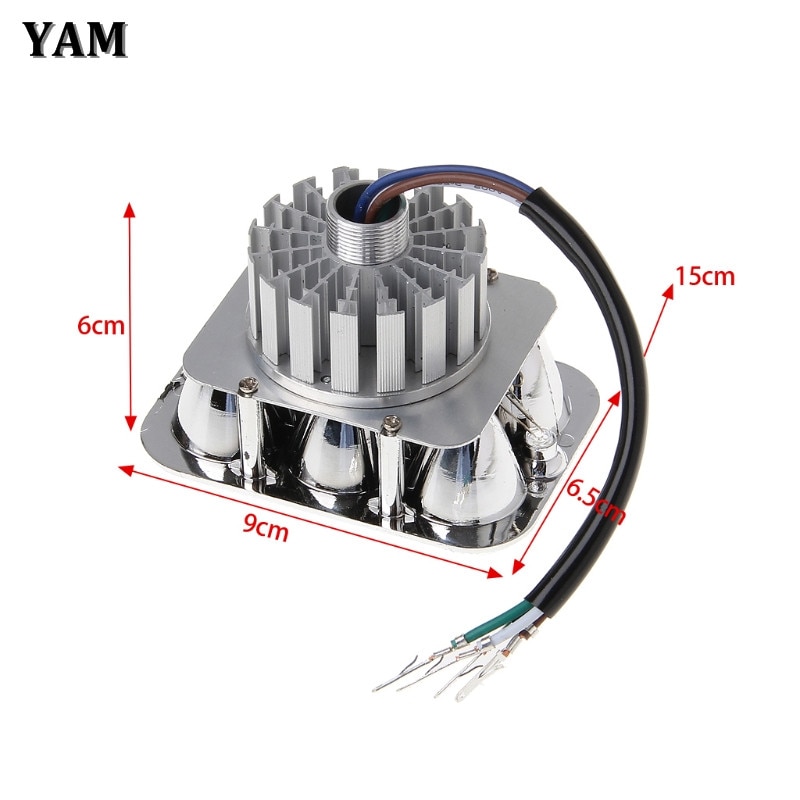 YAM-faro LED para motocicleta DC 12-85V, luz de corta distancia, foco integrado para coche eléctrico, Universal