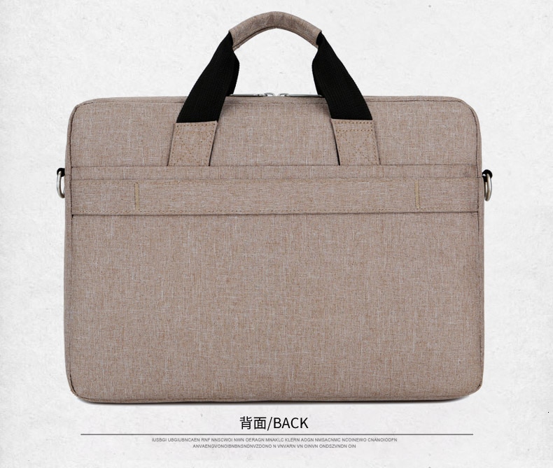 Nylon 15.6 17inches Laptop Bag Waterproof Office Documents Briefcase Women Men Travel Shoulder Handbag