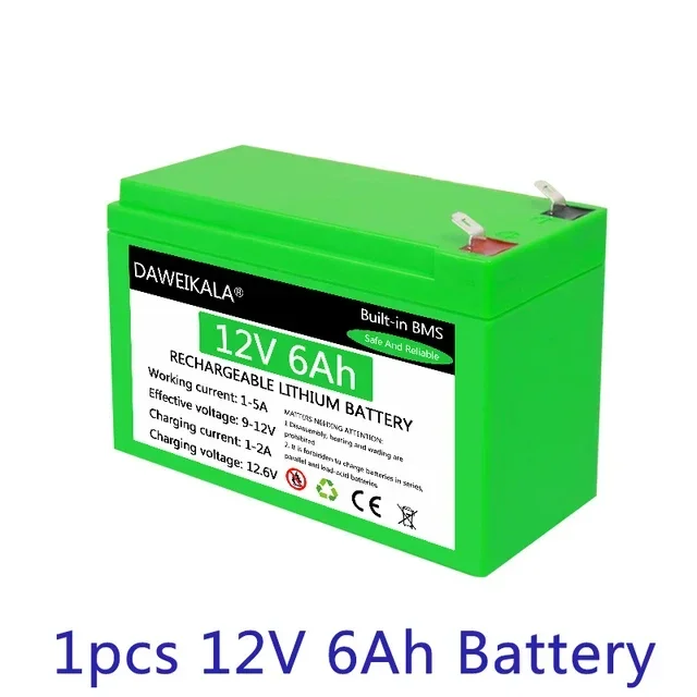12 V 12 Ah 18650 Akku 18650 Lithiumbatterie wiederaufladbar Solarspeicherbatterie Elektrische Beleuchtung: Grau