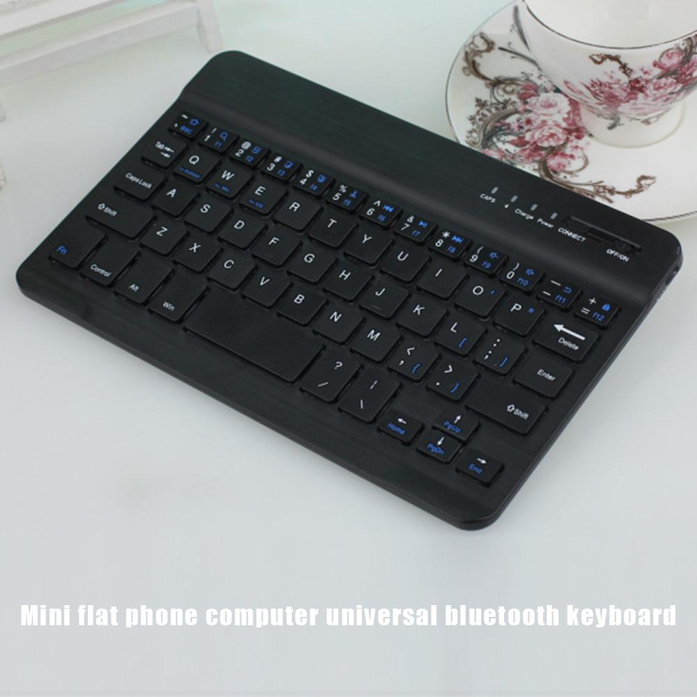 Bluetooth-toetsenbord draadloos oplaadbaar 7 inch draagbaar gemakkelijk op te laden lithiumbatterij duurzaam praktisch mini universeel
