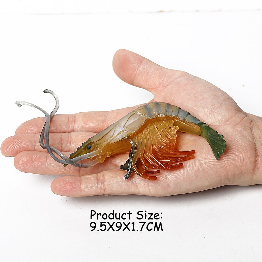 Realistic Sea Animals Figurines Orca Squid Sharks Dolphin Turtle Sailfish Octopus Figures Miniature Education Toys for Kids