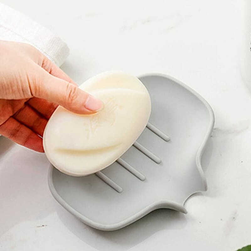 3Pcs Afvoer Zeepbakje, Zeep Stand Met Douche/Badkamer, zelflozend Waterval Zeepbakje Houden Zeep Droog