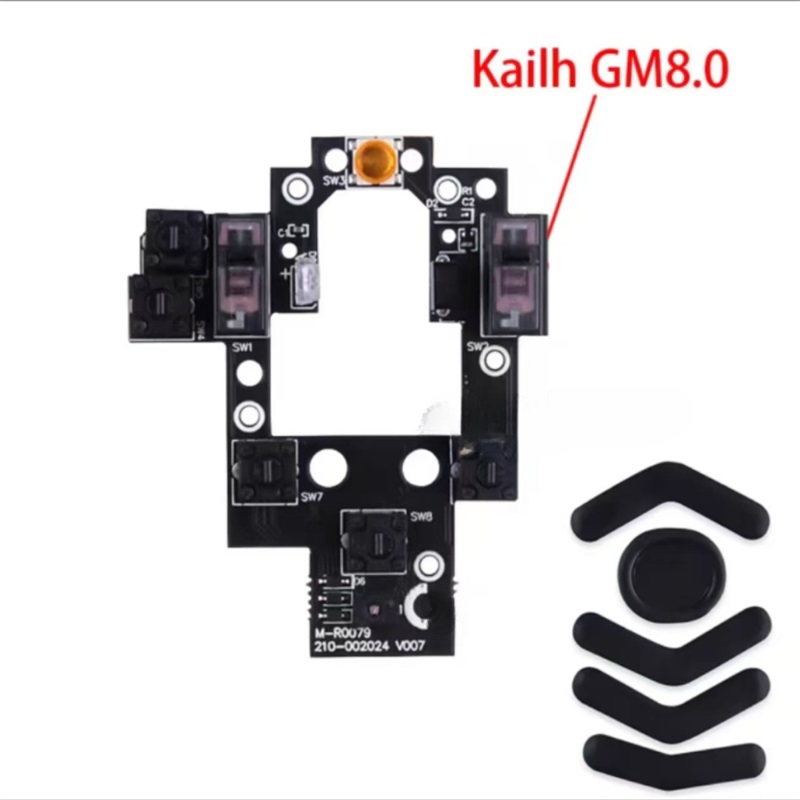 Original Ersatz Mikro platte Kaihua schwarz Mamba Mikro für Logitech G604 Ersatzteile 1St