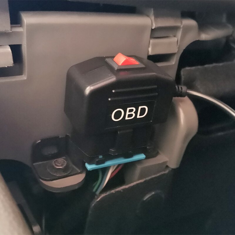 24Hours USB Port 5V 3A Car Charging Cable OBD Hardwire Cord 0.5Meters With Switch For Dash Cam Camcorder Vehicle DVR