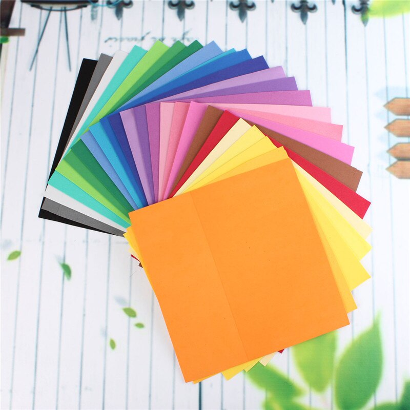 24 Stks/partij Multicolor Spons Foam Dik Fold Scrapbooking Papers 24 Kleur Craft Diy Kaart Decor Accessoires 25*25