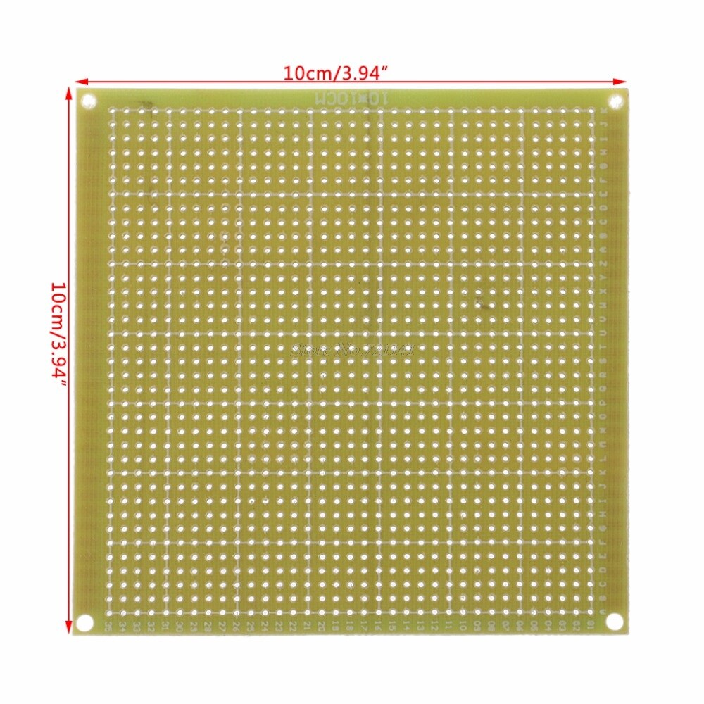 10x10cm Single Side Prototype PCB Tinned DIY Universal FR4 Printed Circuit Board