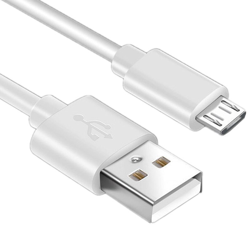 3.1A USB Auto Ladegerät Quick Charge QC 3,0 2 Port Dual USB Schnelle Ladekabel für Samsung Galaxy A10 M10 a30 A40 A50 A60 A70 M30: Micro White Cable