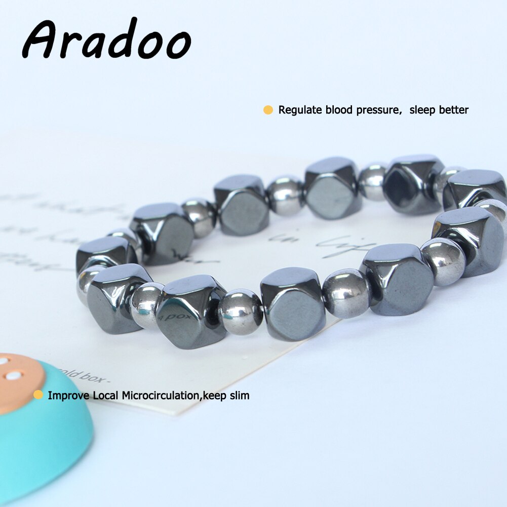 Popular Style Health Energy Anti-Radiation Strengthen Immunity Stay Slim Terahertz Magnet Bracelet