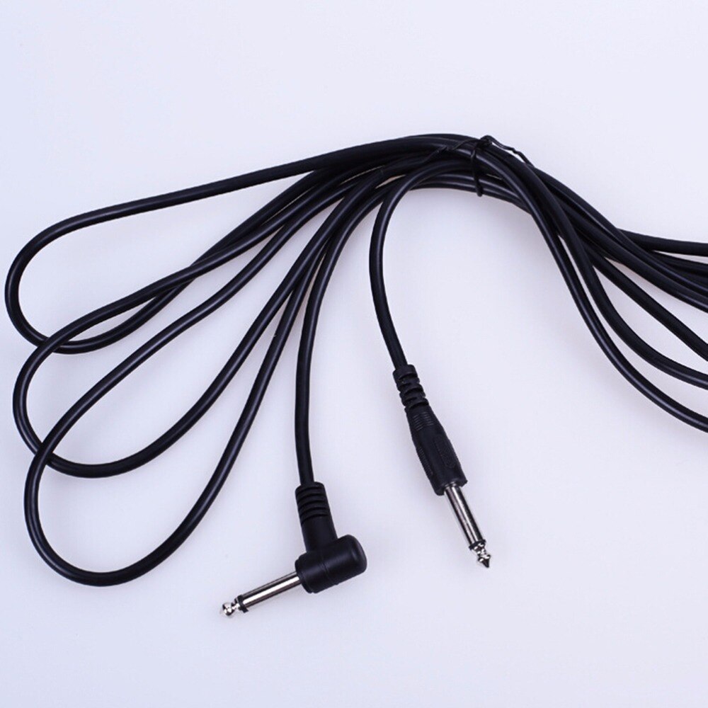 10FT Guitar-Amp Cable Electric Guitar Amplifier 3m Cord Wire Black Instrument Patch Cord Amplifier IRIN Lead Cable 6.35mm 1/4"