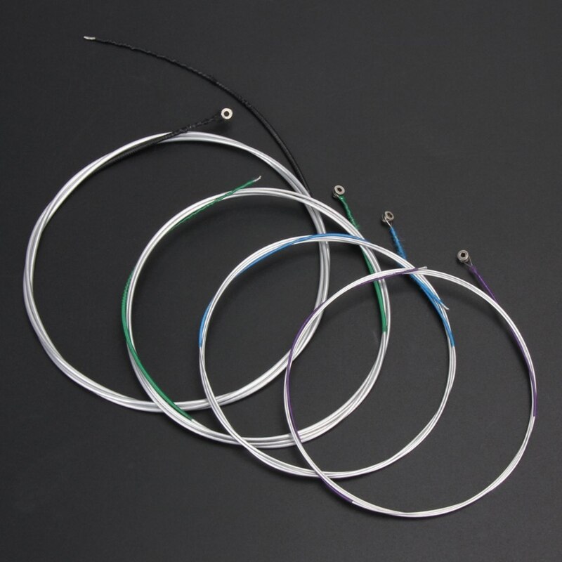 Durable Cello Strings 4/4 Full Set A D G C Practice String Steel Core with Alloy Winding for Beginner Enthusiast