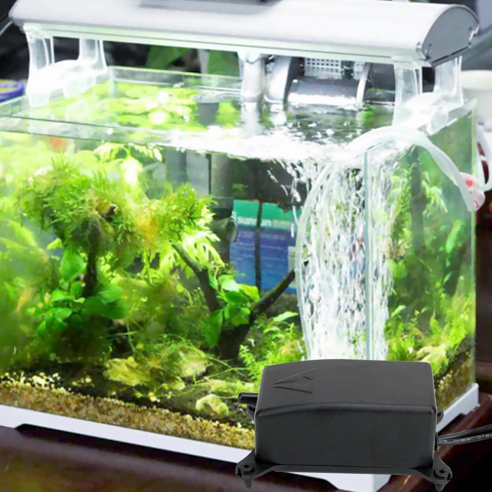 Ultra Low Noise Aquarium Air Pump Fish Tank Mini Air Compressor Oxygen Pump Aquarium Fish Tank Oxygen Pump