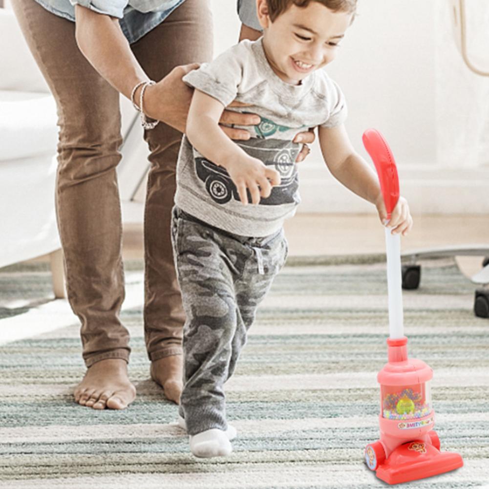 Set di pulizia per bambini Set di pulizia per bambini portatile per assorbimento degli urti efficace educativo rimovibile per giochi di ruolo giocattolo educativo