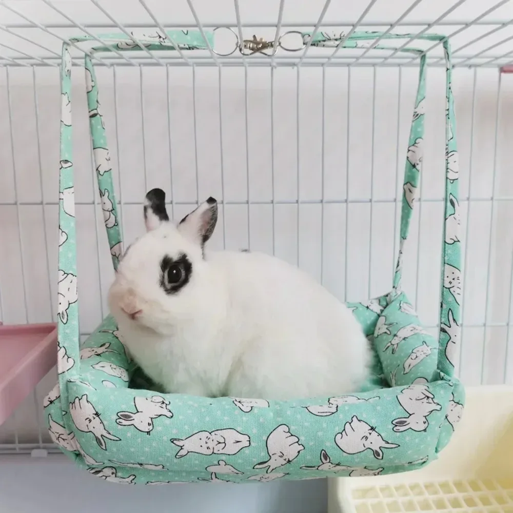 Süße Haustier-Kaninchen-Hängematte, Baumwolle, Hamster-Maus, hängende Bettmatte für kleine Haustiere, Hamster, warme Schlafnester, hängende Hängematte, Bett, Envoy Serve