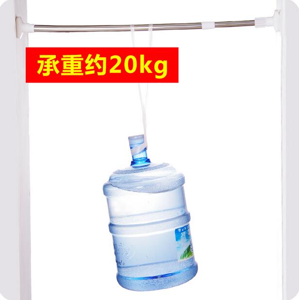 Bathroom Shower Curtain Rod Retractable Straight Poles Stainless Steel Simple Closet Rod