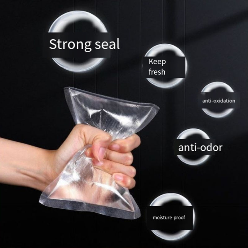 Sealant vacuum grid pattern fresh storage bag plastic seal bag compression bag packaging bag household use vacuum lock fresh