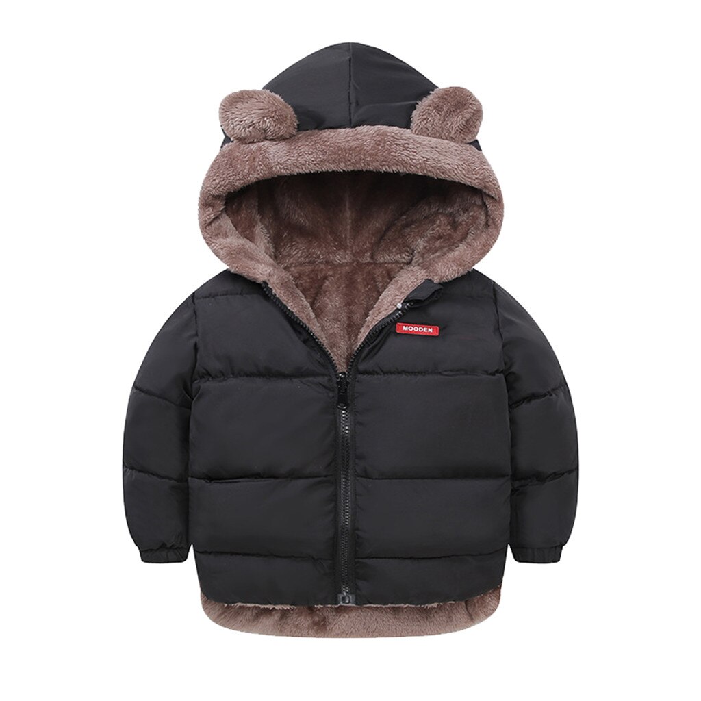 Winterjas Vrouwen Peuter Baby Meisjes Winter Winddicht Jas Beer Oren Capuchon Dikker Uitloper Jas