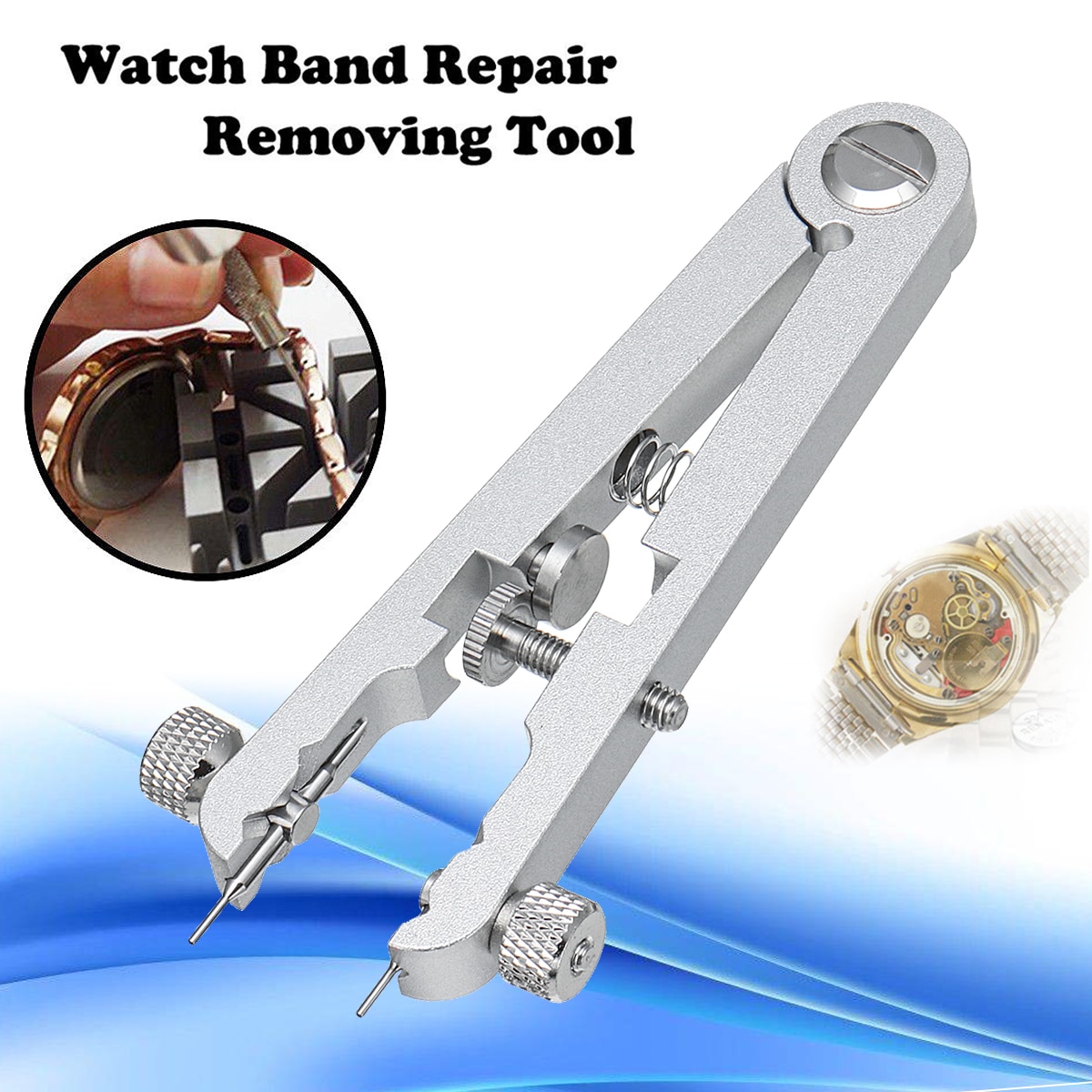 Horloge Armband Remover Tang Standaard Van Lente Bar Horloge Band Strap Repair Verwijderen Tool Richter Tang Reparatie Tool