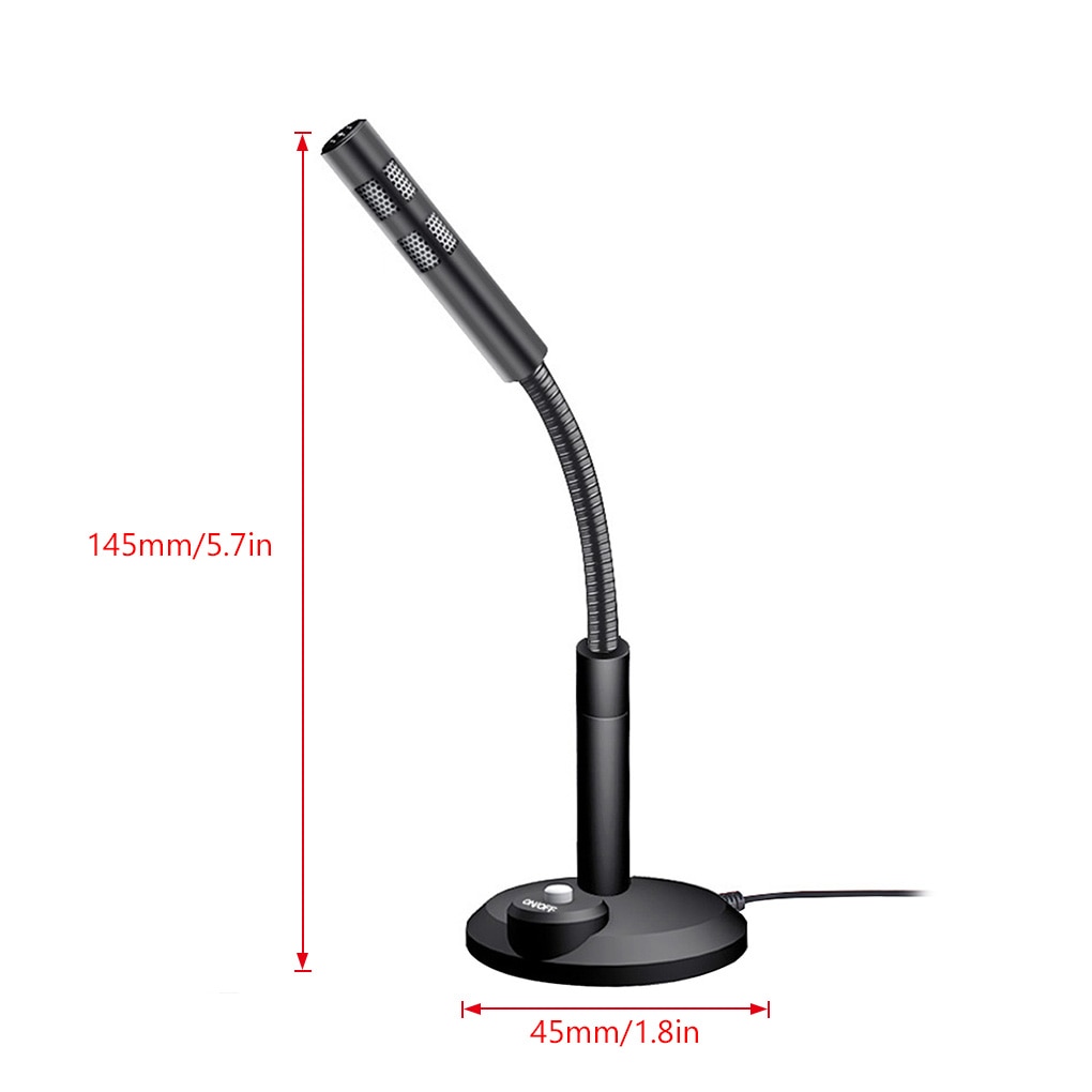 USB 3.5mm Desktop Microphone Universal Voice Recording Office Home Computer Meeting Microphone